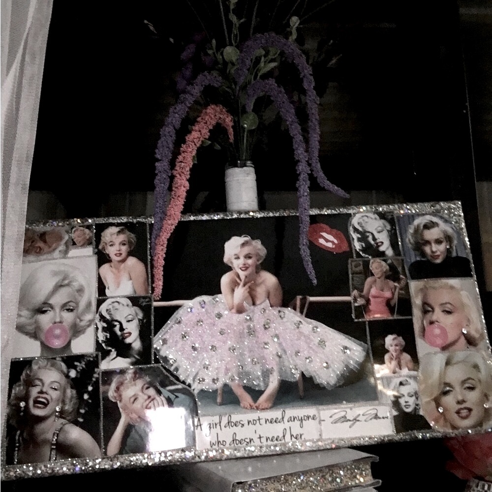 A DIY Marilyn Monroe Collage. LIKE THIS. BUY THIS